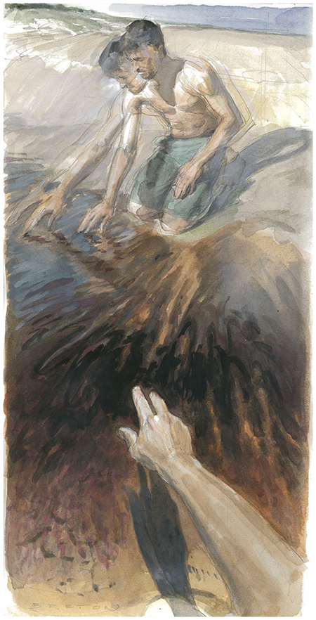 Touching the Surface (Study) by Scott  Breton | Lethbridge Gallery